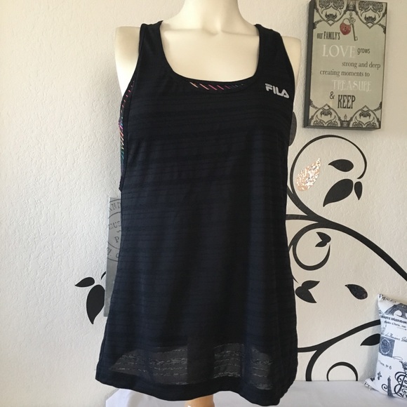 Fila Tops - Fila top with sports bra Tank Sz Medium